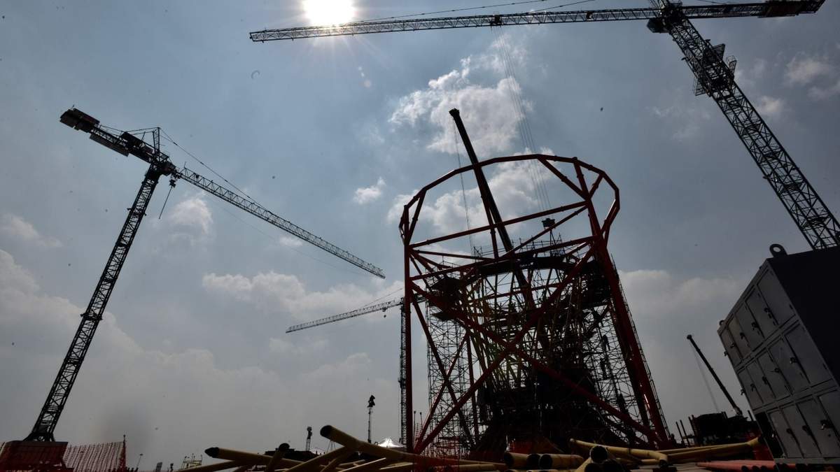 Obras inconclusas del Nuevo Aeropuerto Internacional de México (NAIM)