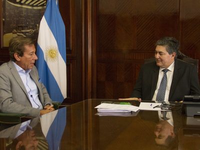 Lanziani recibió al futuro embajador de China