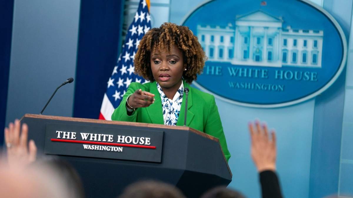 Karine Jean-Pierre, portavoz de la Casa Blanca