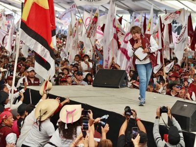 Más de 250 mil mexiquenses abarrotan mítines de Delfina Gómez