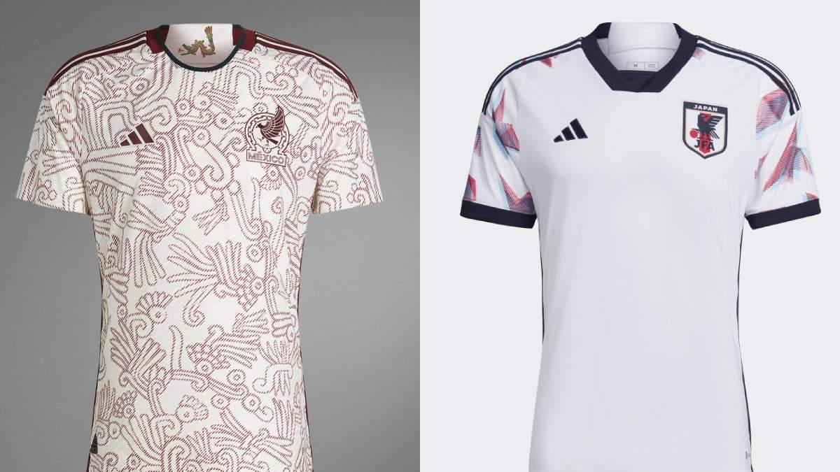 Playeras de México y Japón para Qatar