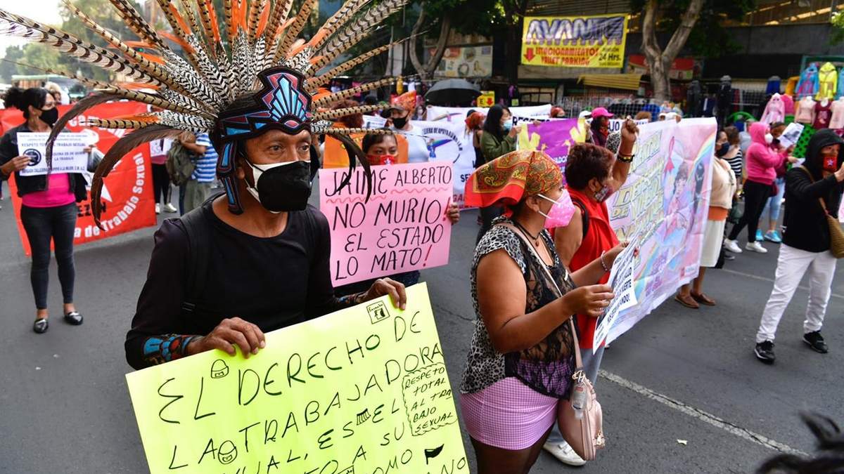 La marcha por el Día del Trabajo en la Ciudad de México