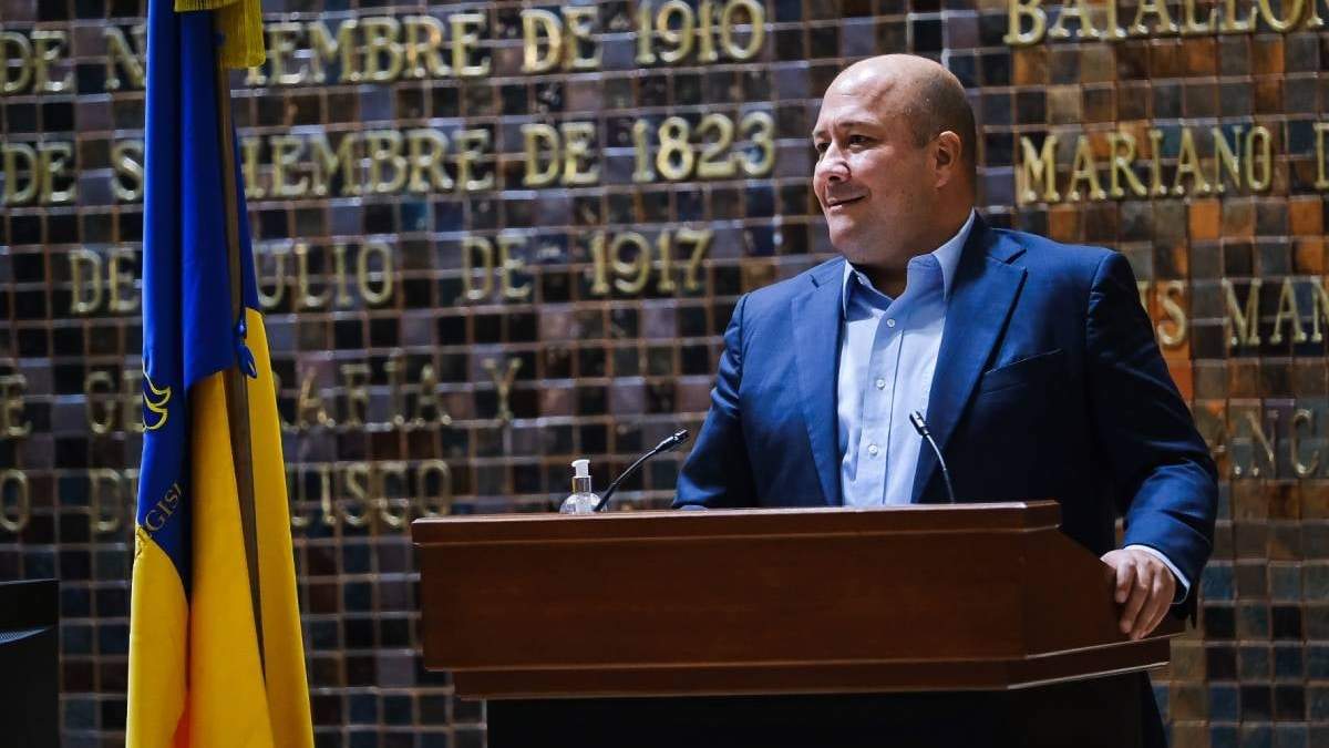 El gobernador de Jalisco, Enrique Alfaro