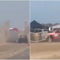 Tragedia en arrancones: Camioneta 4x4 choca con valla y arrolla a asistentes; murió un menor (Video)