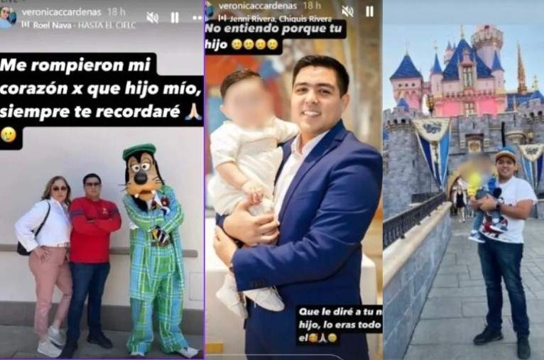 Verónica Cárdenas compartió imágenes familiares para despedir a su hijo Gail Castro tras su asesinato.