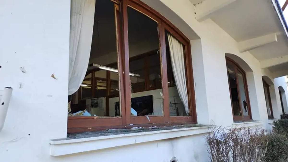 Los destrozos de ATE en San Martín de los Andes. Fuente: (Municipio de SMA)