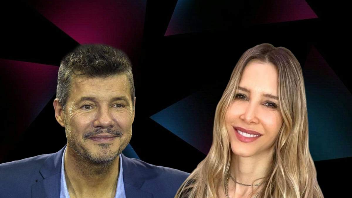Guillermina Valdés y Marcelo Tinelli.