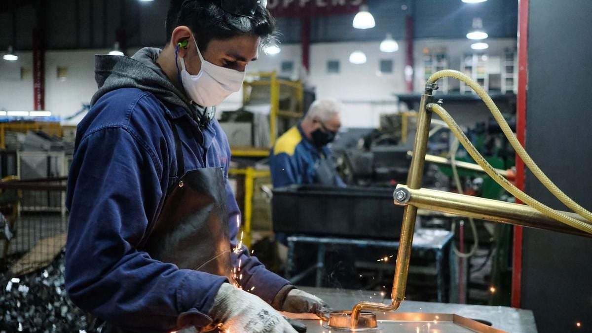 Actividad industrial. Fuente: (Twitter)