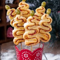 Estas fiestas, lucite con estos arbolitos salados de jamón y queso que podés preparar en 5 minutos