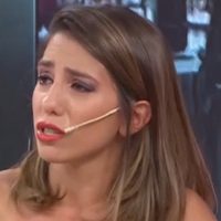 Cinthia Fernández, en su peor momento: abandonó un programa en medio de una crisis de llanto