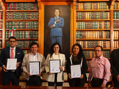 Luisa Alcalde y sindicato de Notimex alcanzan acuerdo ante la extinción de la agencia de noticias