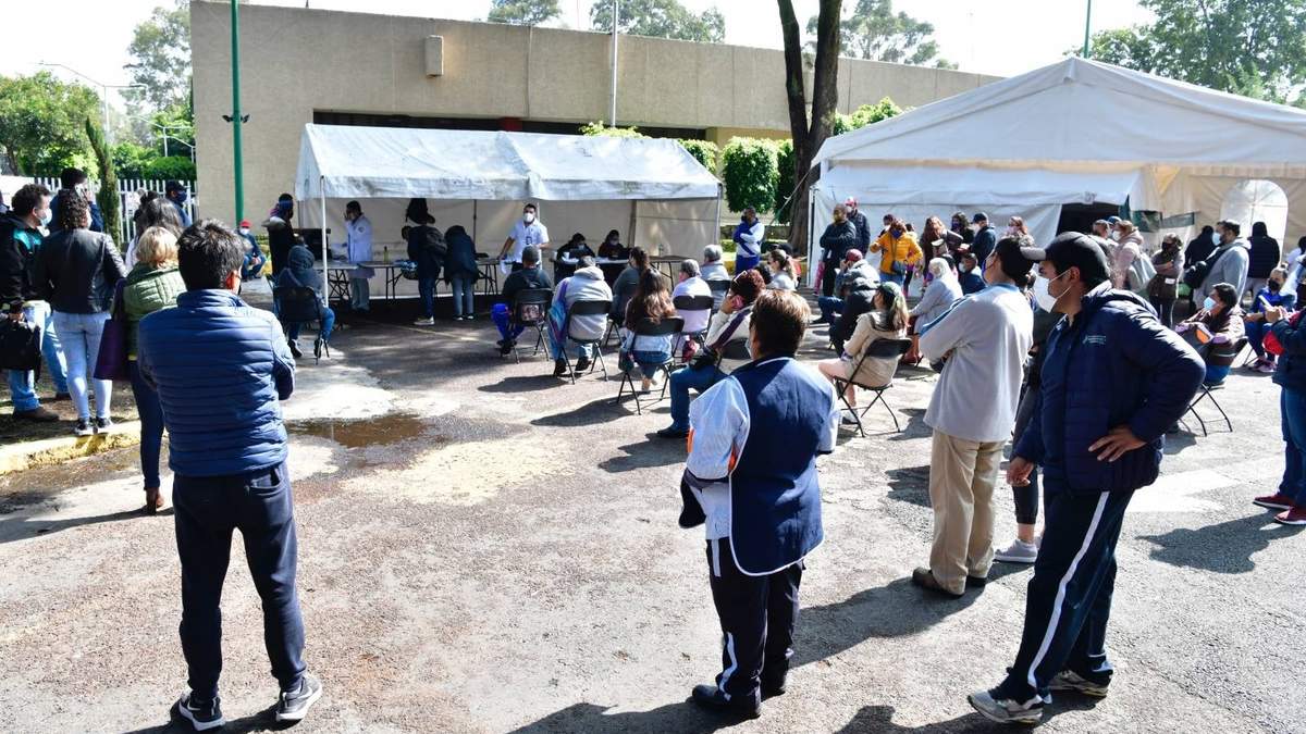 Módulo para pruebas de covid-19 en la CDMX