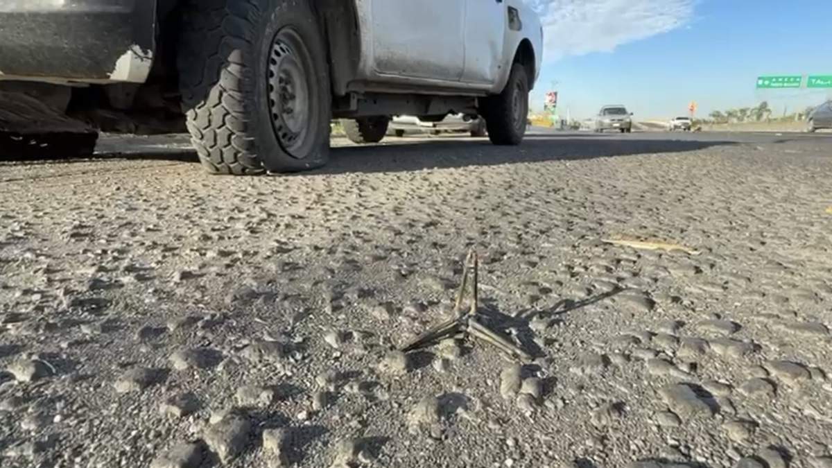 Un auto afectado