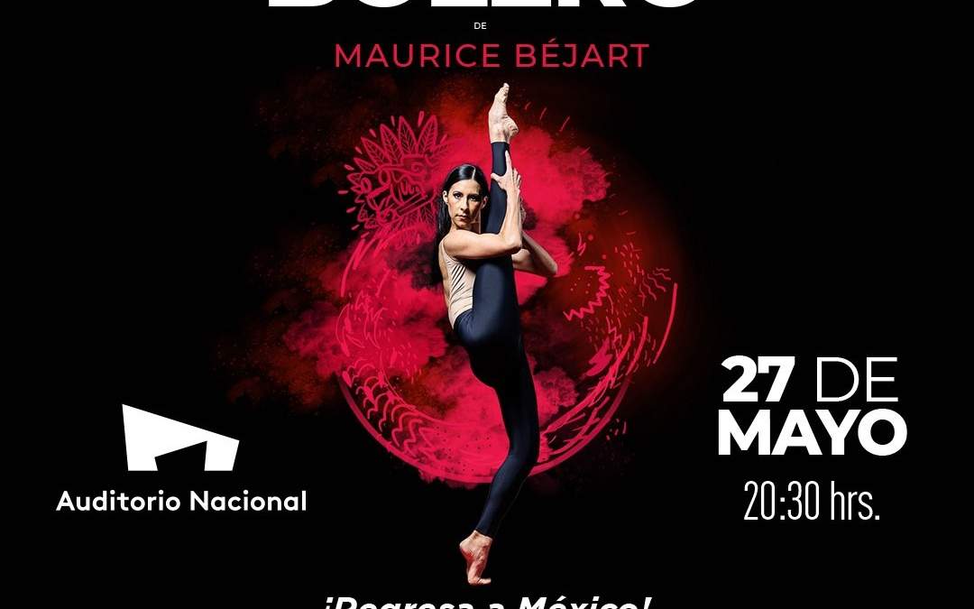 Póster de la gala "Elisa y Amigos" en la que Elisa Carrillo interpretará el "Bolero" de Maurice Béjart en el Auditorio Nacional