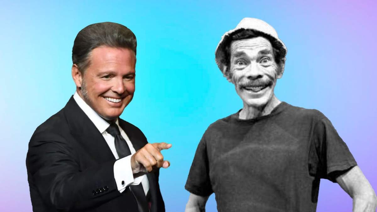 Luis Miguel y Ramón Valdés. Fuente: (Minuto Neuquén)