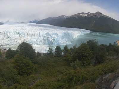 Imágenes imperdibles de un espectáculo natural en el Glaciar Perito Moreno