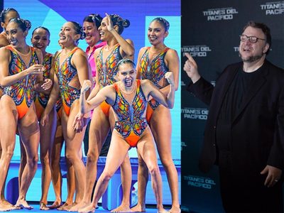 Así reaccionó Guillermo del Toro a la participación del equipo mexicano de natación artística