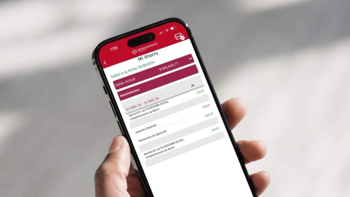 La aplicación de Afore Pensionissste