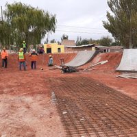 Continúan los trabajos en la obra del Parque La Familia en Neuquén capital
