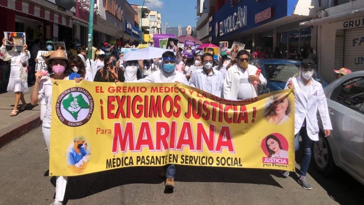 Los manifestantes exigieron justicia a través de una marcha en Tuxtla Gutiérrez