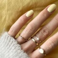 Nail Art: probá estos diseños tan tiernos en amarillo pastel, perfectos para uñas largas y cortas