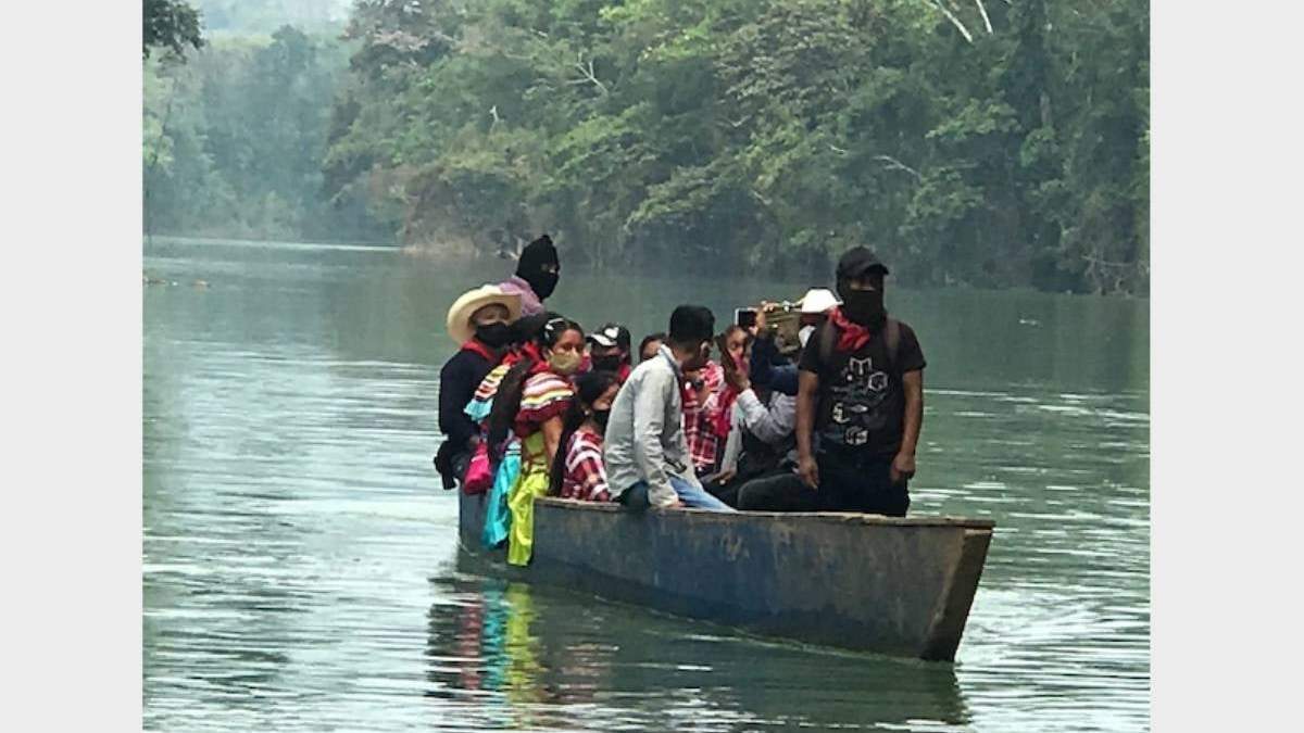 La delegación zapatista salió el fin de semana de la Selva Lacandona