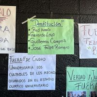 "No somos asesinos”: seguridad de la UNAM protesta