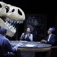 “Operación mamut”, humor político en el Once