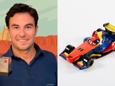 Homenaje a “Checo” Pérez; así es el auto temático de Cars que Disney, Pixar y Mattel le hicieron