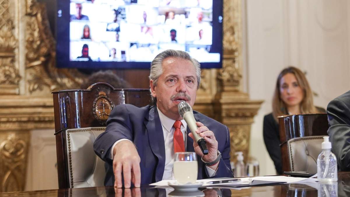 Alberto Fernández, presidente. Fuente: (Twitter)