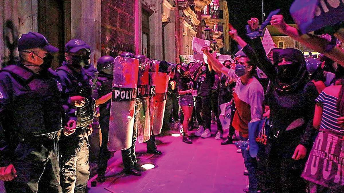 Protesta organizada