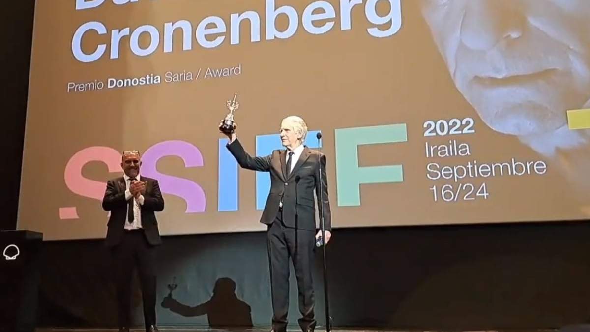 David Cronenberg en el Festival Internacional de Cine de San Sebastián