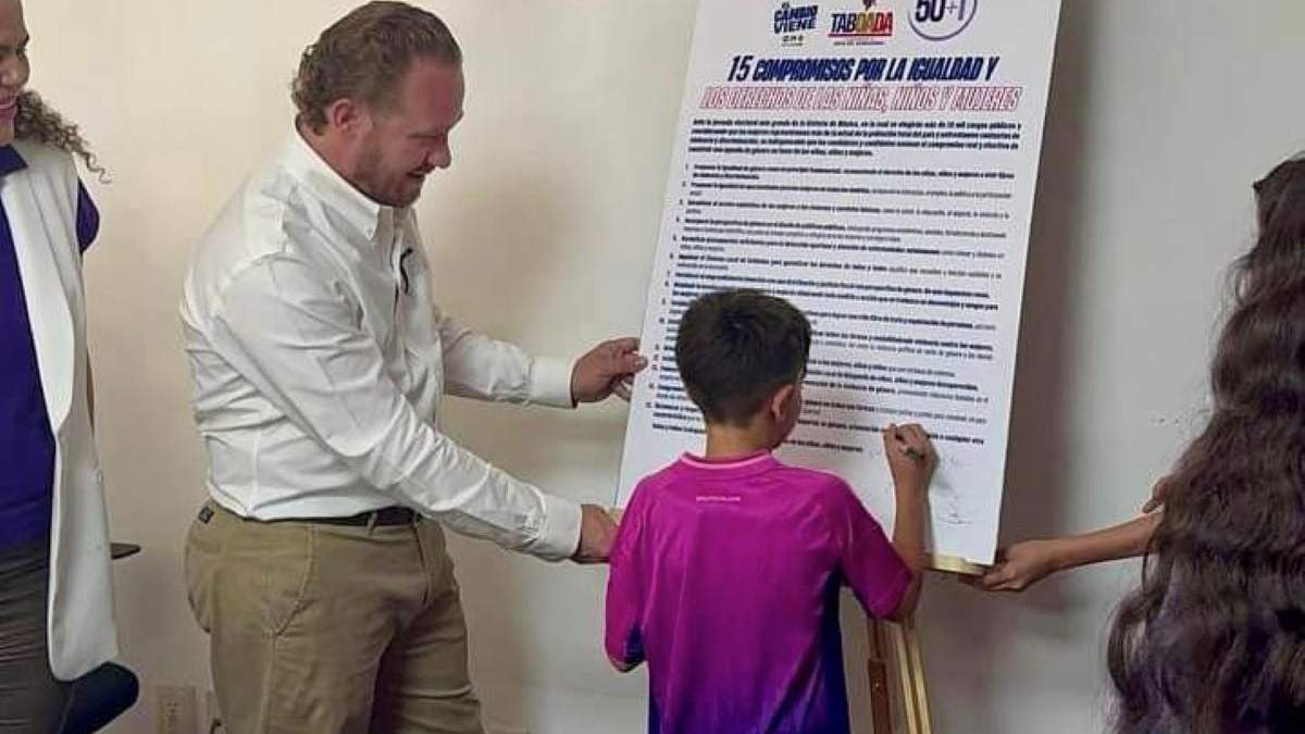 Santiago Taboada firmó una lista de compromisos por la igualdad de los niños, niñas y mujeres en la Ciudad de México