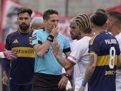 Siguen las polémicas: ¿suspendieron a Nicolás Lamolina por expulsar al hijo del Chiqui Tapia contra Boca?