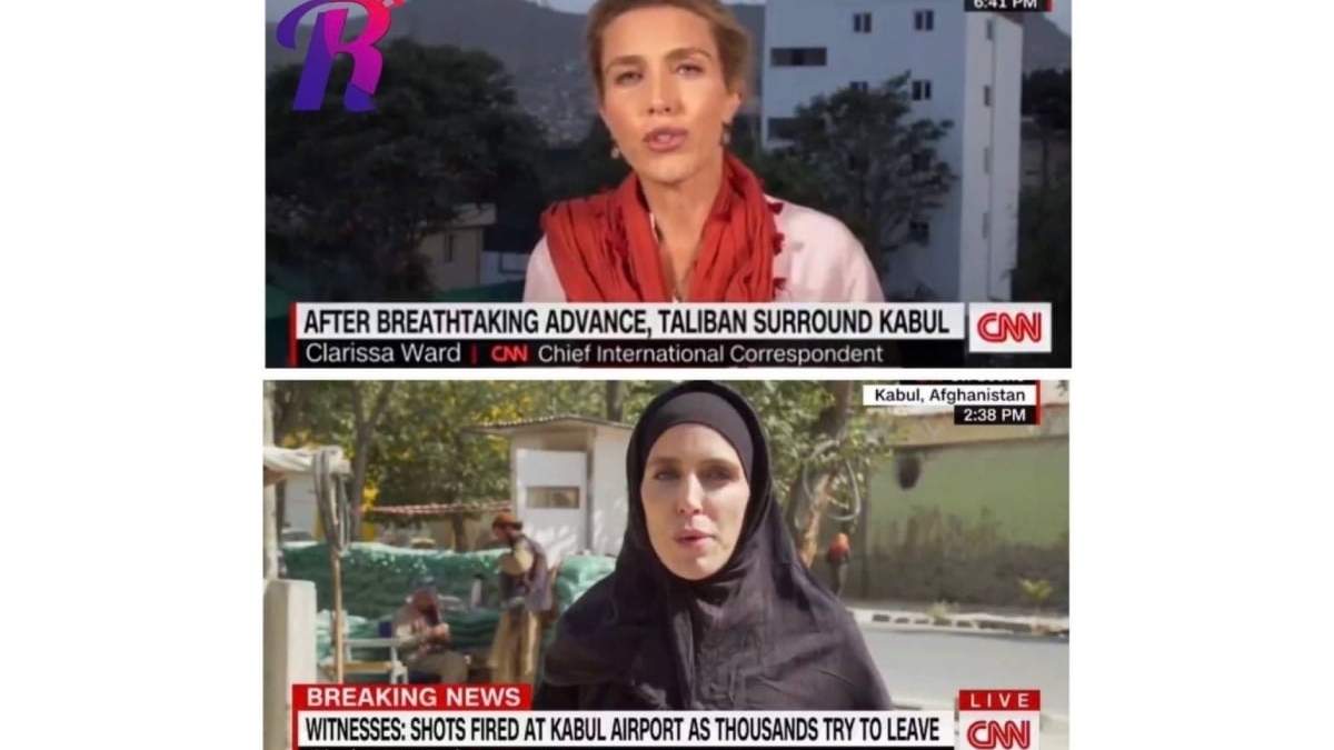 La periodista corresponsal de CNN en Kabul, Clarissa Ward