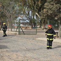 Evacuaciones y alarma en la escuela 360 de Centenario por posible fuga de gas en una estación de servicios