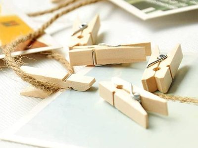 Con broches de ropa viejos y una lata de dulce, armá esta práctica huevera para tu cocina