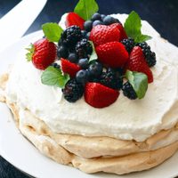 Una receta express para hacer tarta Pavlova