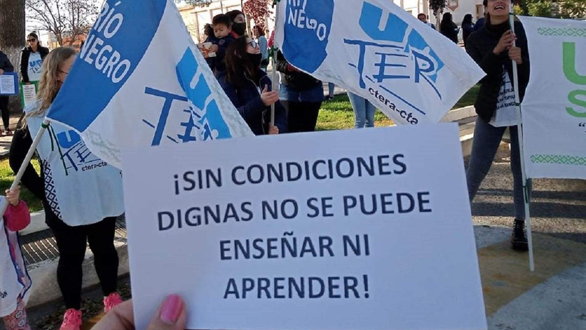 Reclamo de Unter. Fuente: (Twitter)