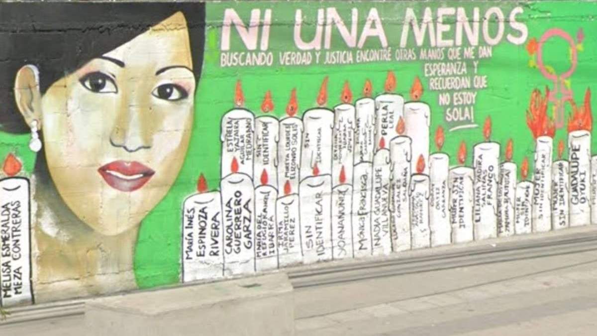 El mural que fue reemplazado por propaganda del PRI