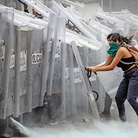 Los uniformados "se portaron muy bien"... pero dejaron una estela de heridas