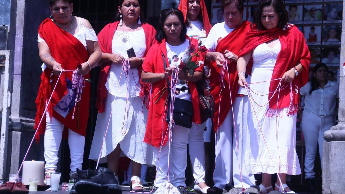 Ceremonia de madres buscadoras
