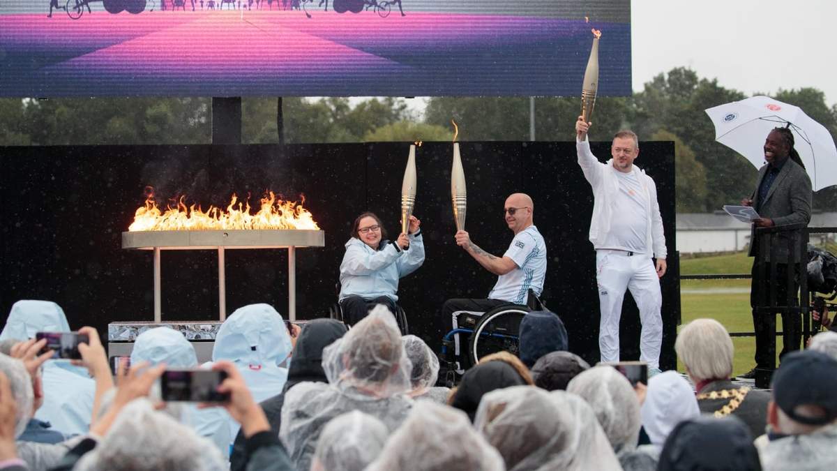 Encendida de la flama de los Juegos Paralímpicos