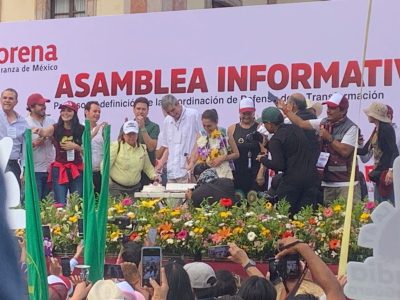 Sheinbaum invitó a habitantes de Querétaro a apoyarla para que la 4T “también” se logre en el estado