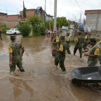 Implementan Plan DN-III para atender a damnificados por lluvias en el Estado de México