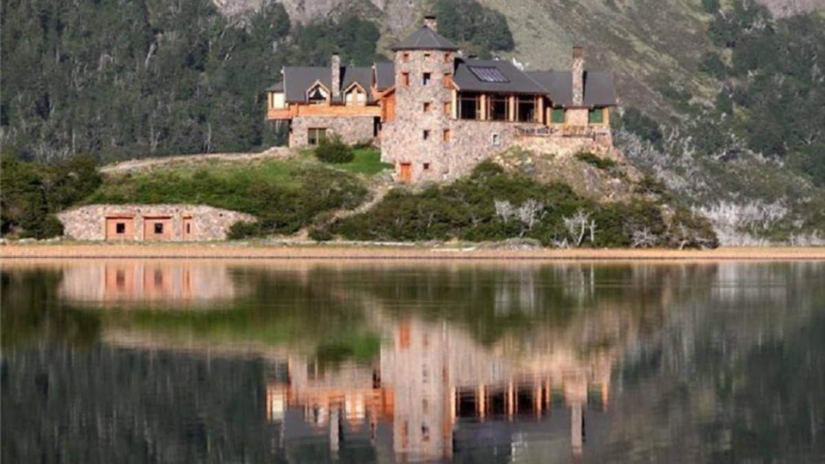Propiedad de Marcelo Tinelli en Esquel. Fuente: (Twitter)
