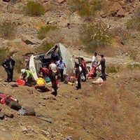 Accidente deja un muerto y 42 estudiantes de Tijuana heridos en la 'Cuesta del Infierno”