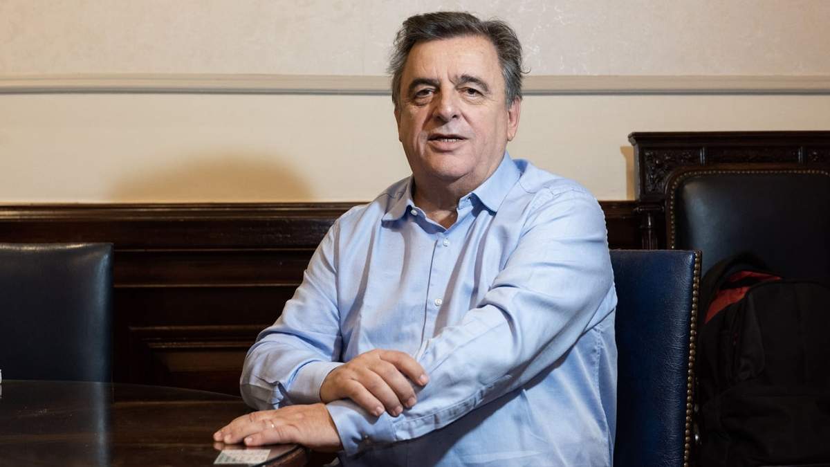 Mario Negri, jefe del interbloque de Juntos por el Cambio de la Cámara de Diputados. Fuente: (Twitter)