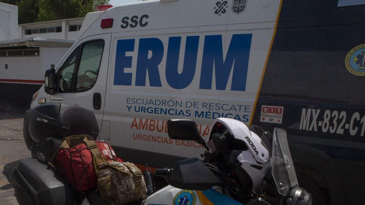Una ambulancia del ERUM