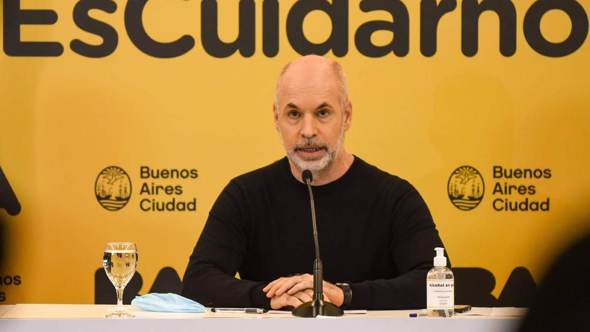 Horacio Rodríguez Larreta, jefe de Gobierno de la Ciudad de Buenos Aires. Fuente: (Twitter)